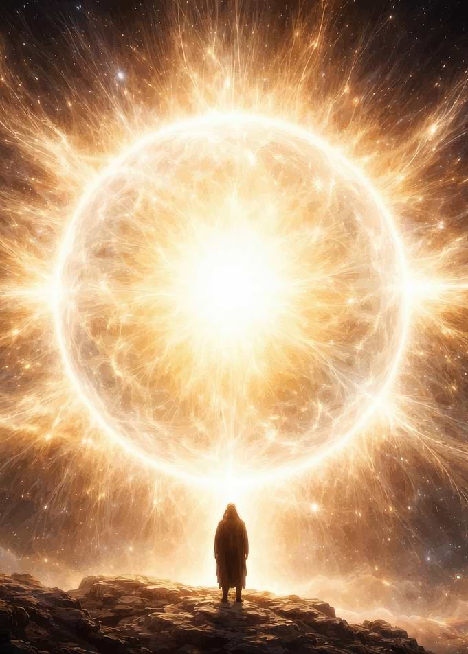Figure Gazing at a Cosmic Explosion