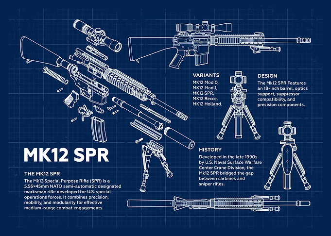 MK12 SPR Blueprint Weapon