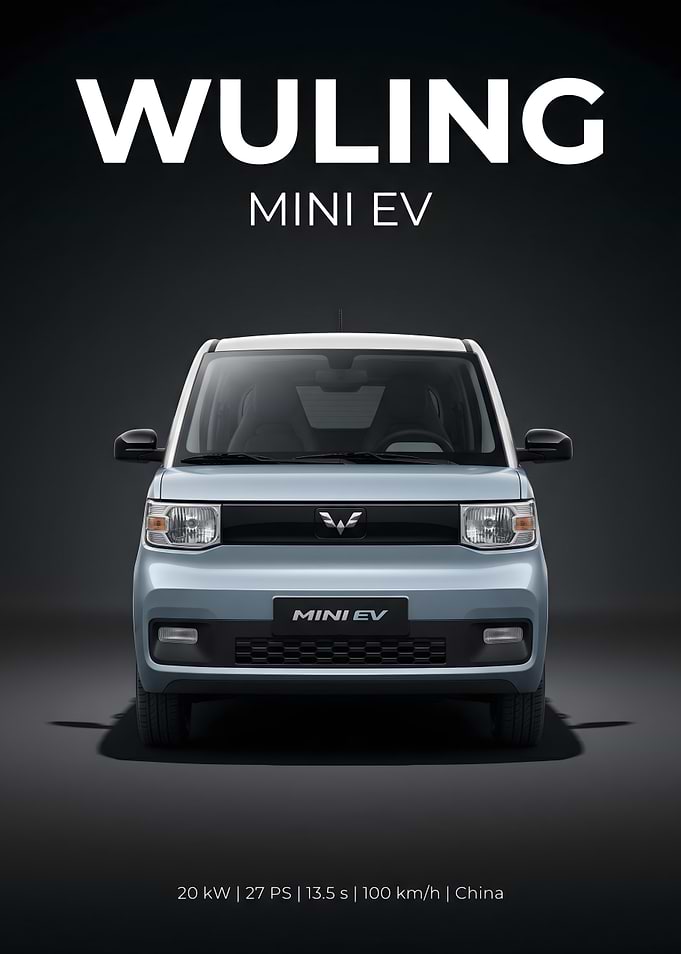 Wuling Mini EV Front View