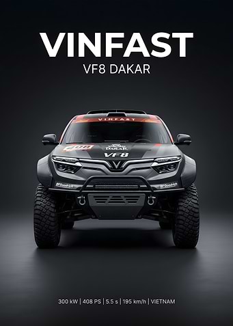 VinFast VF8 Dakar Rally Car