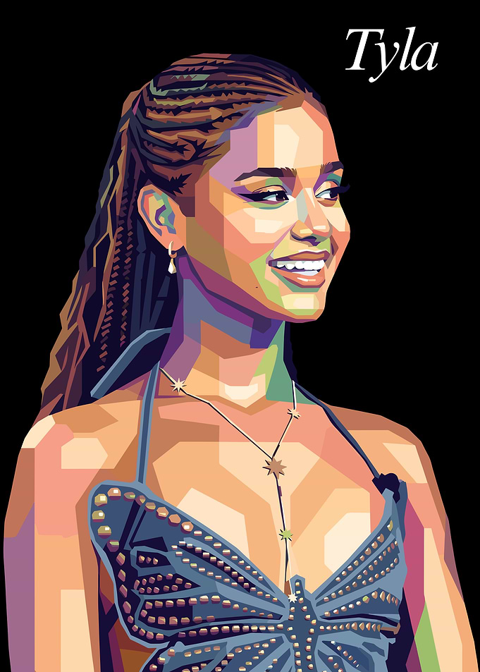 Tyla Pop Art Portrait