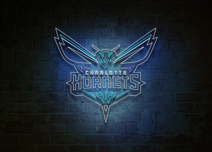 Charlotte Hornets Buzz City Neon
