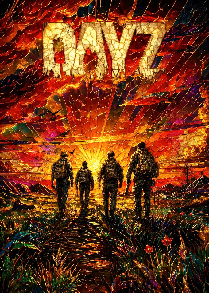 DayZ Stained Glass Sunset