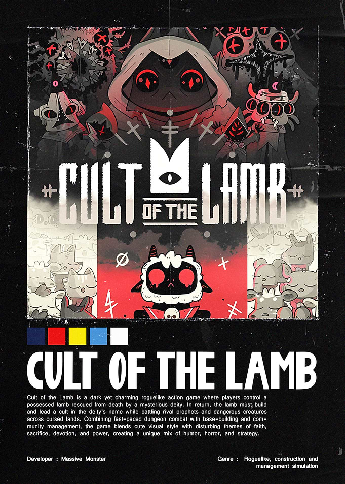 Cult of the Lamb Game Poster