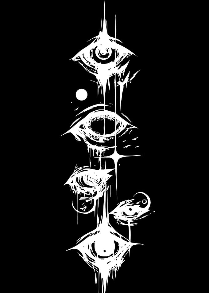 Abstract Eyes Illustration
