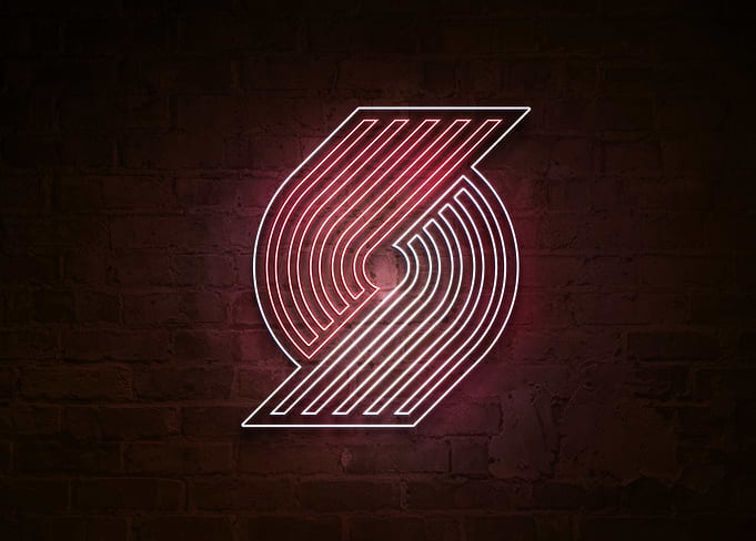 Portland Trail Blazers Rip City Neon