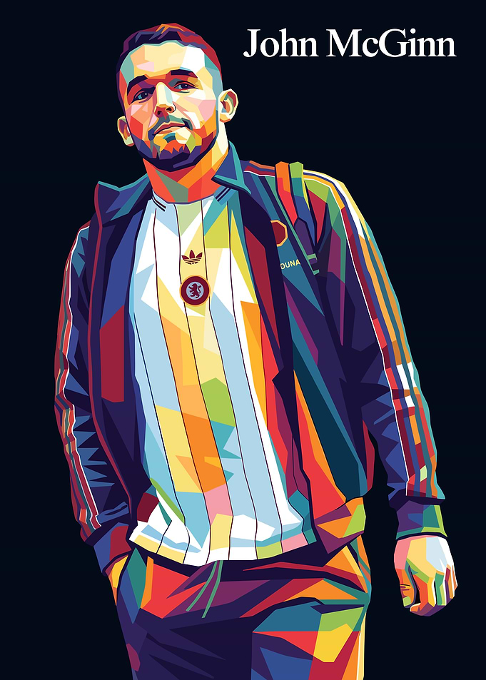 John McGinn Pop Art Portrait