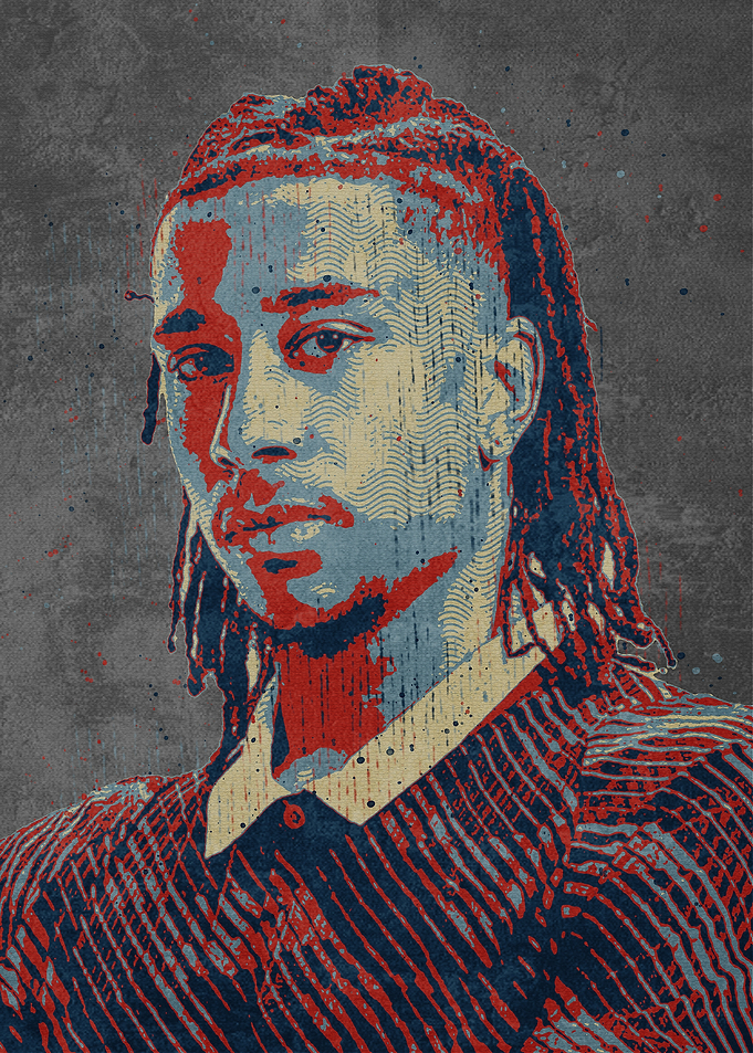 Pop Art Portrait of a Man