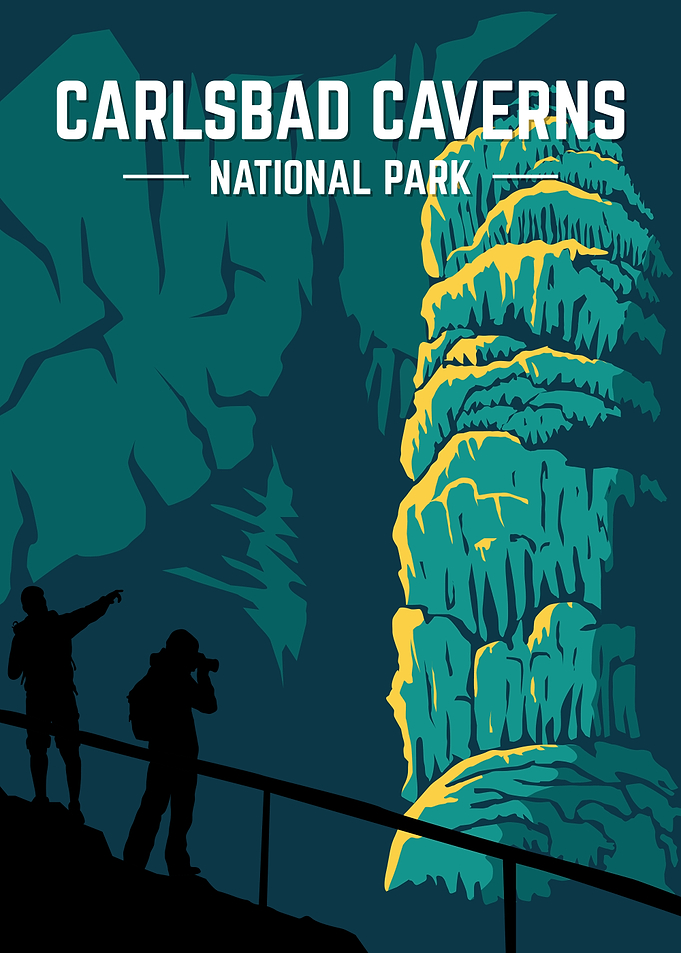 Carlsbad Caverns National Park Poster