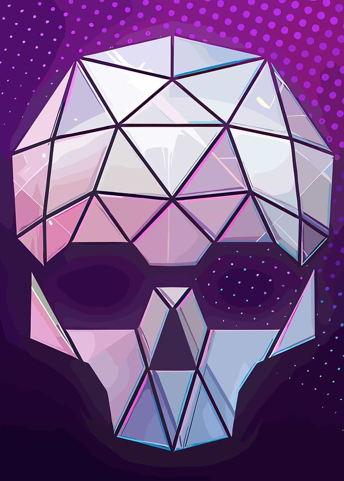 Geometric Crystal Skull