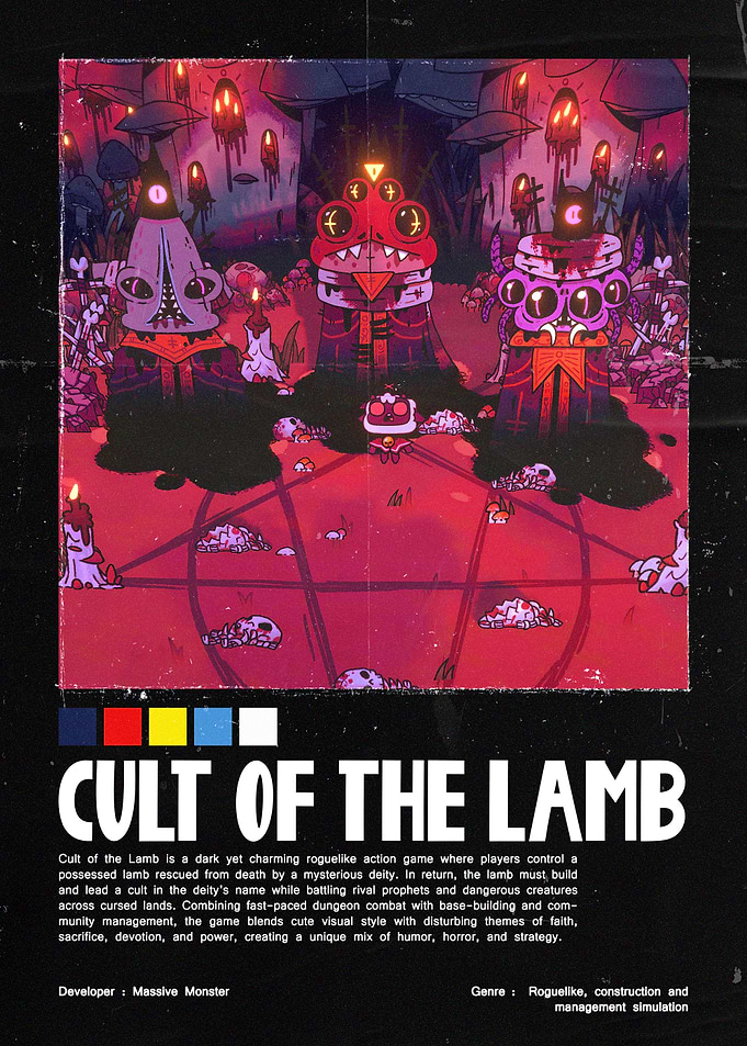 Cult of the Lamb Game Poster