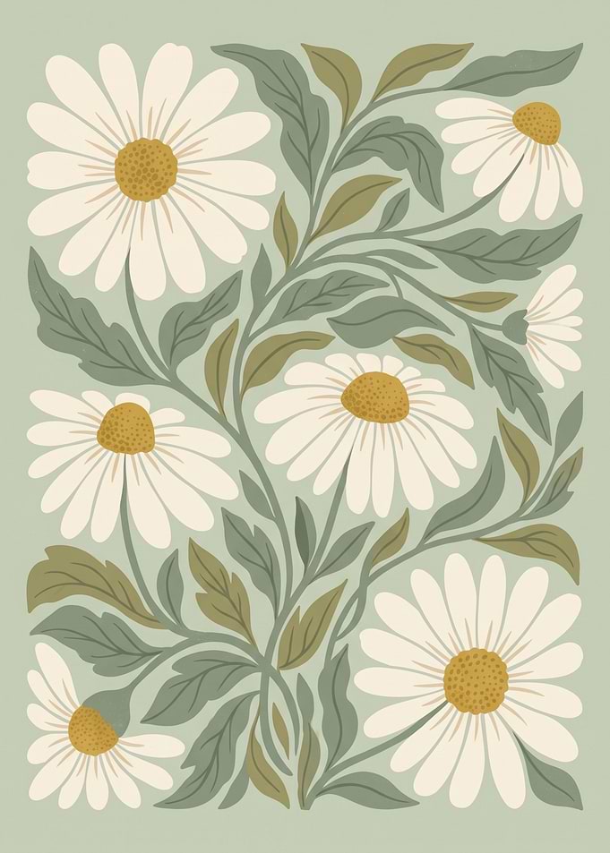 Daisy Floral Pattern