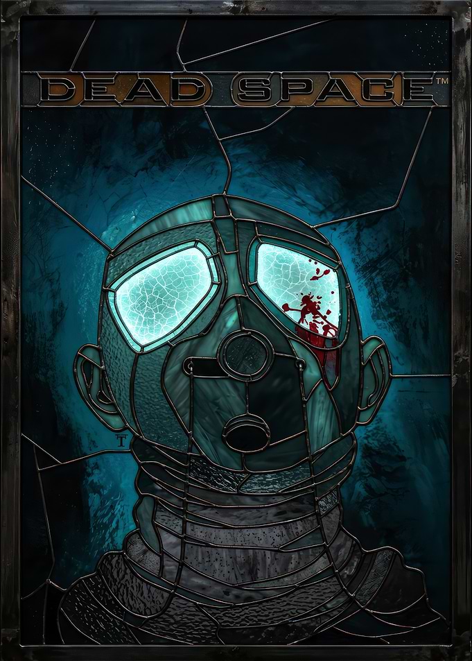 Dead Space Stained Glass Art