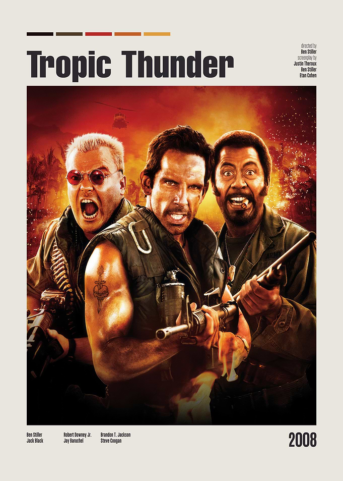 Tropic Thunder Movie Poster