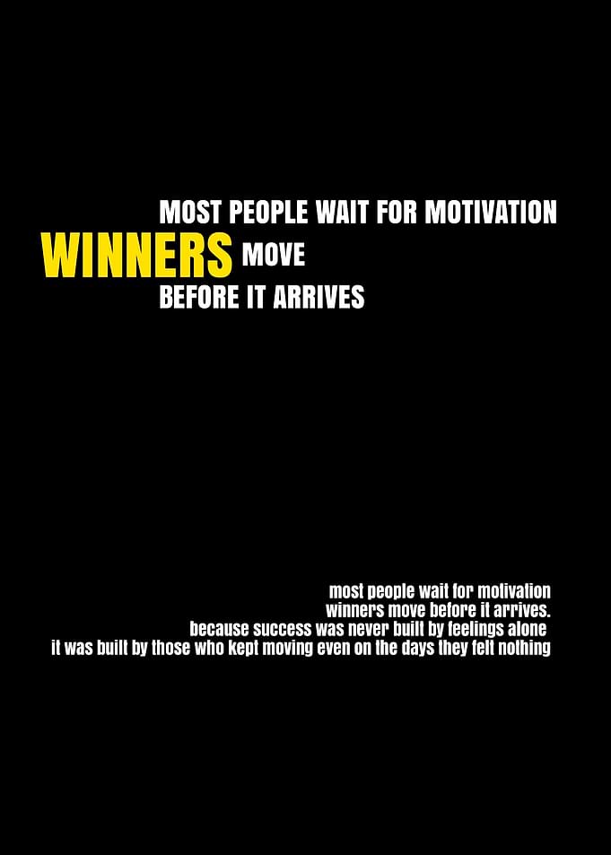 Motivational Text Art