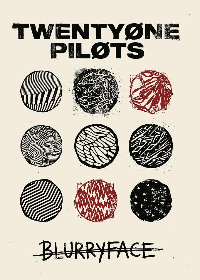 Twenty One Pilots Blurryface Album Art