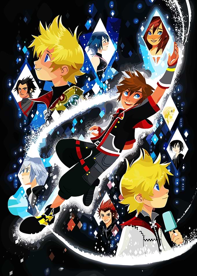 Kingdom Hearts Characters Montage