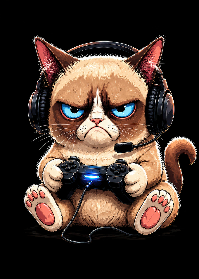 Grumpy Cat Gamer