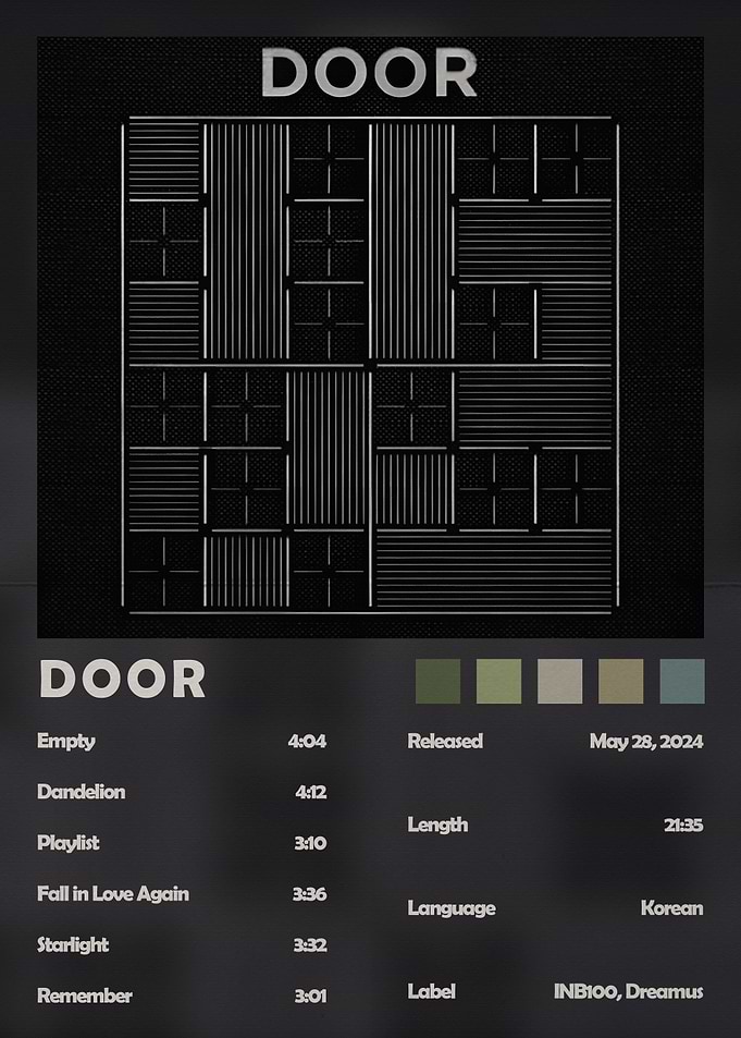 Chen DOOR Album Art