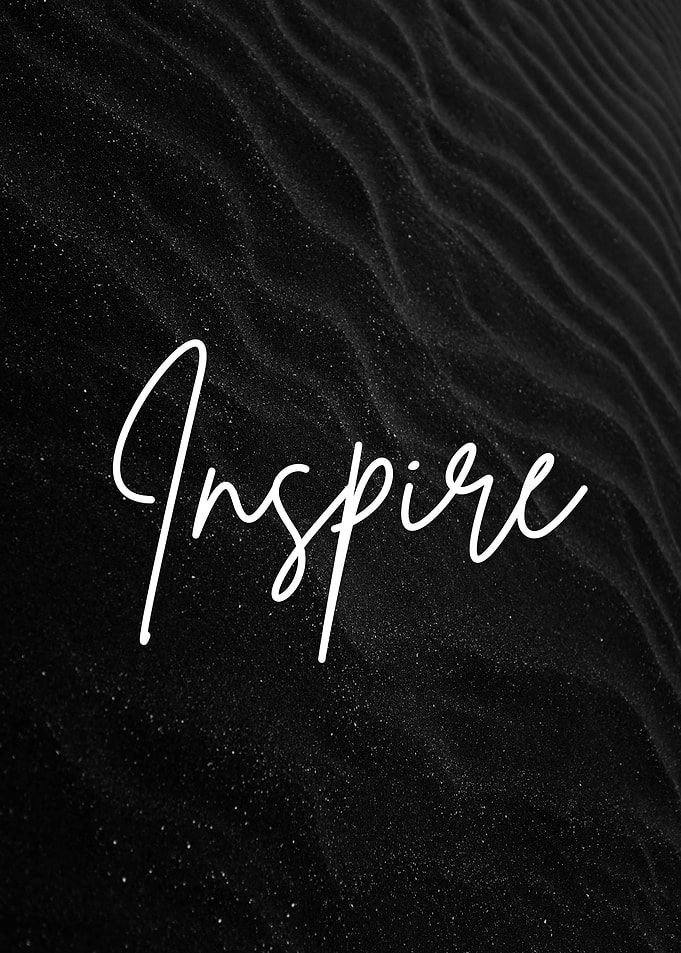 Inspire text Art