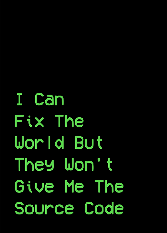Funny Office Programming I Can Fix The World