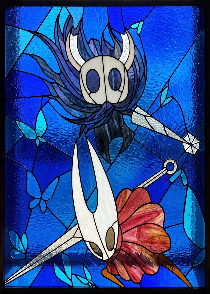 Hollow Knight Stained Glass Art