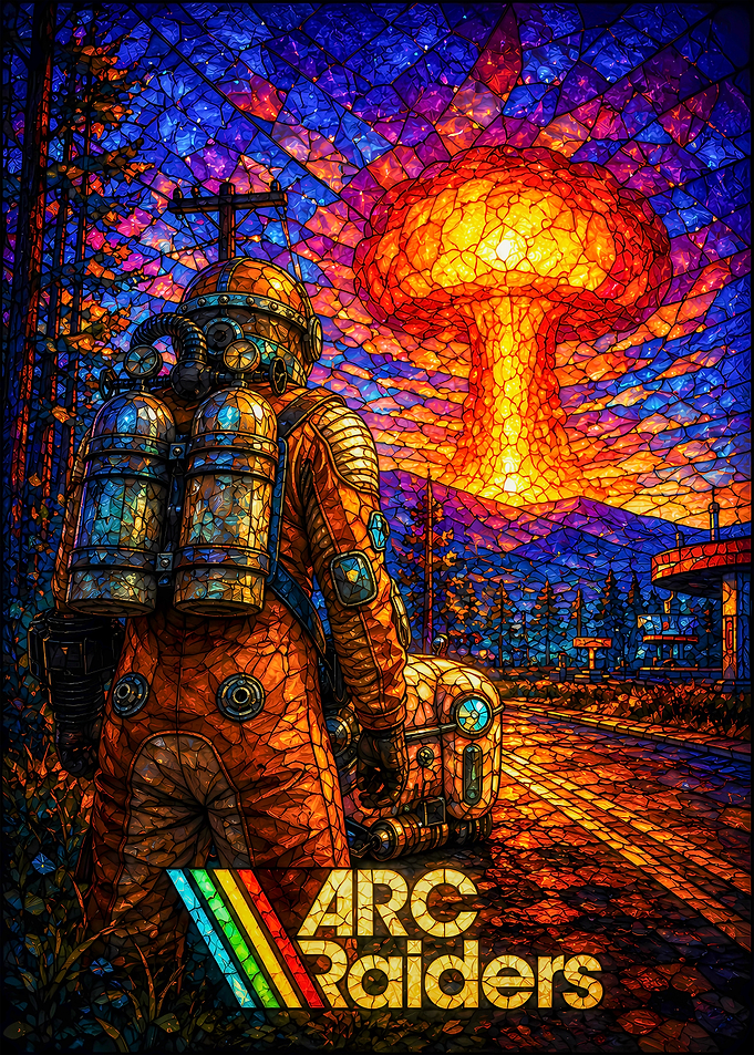 Arc Raiders Stained Glass Atomic Explosion