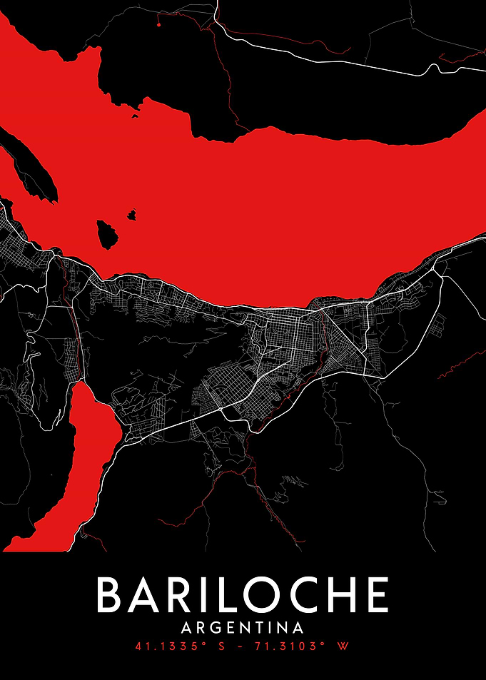 Bariloche Dark Map