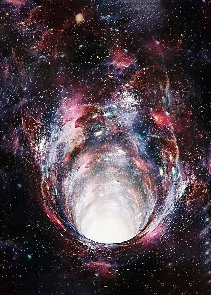Cosmic Wormhole Nebula