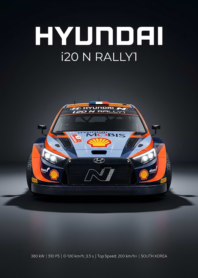 Hyundai i20 N Rally1 Car