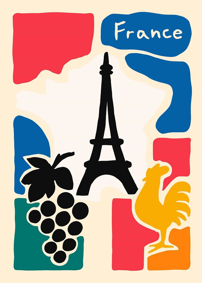 France Travel Poster