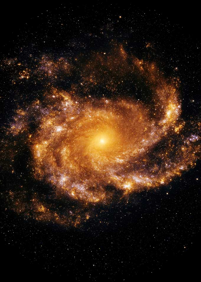 Spiral Galaxy in Deep Space