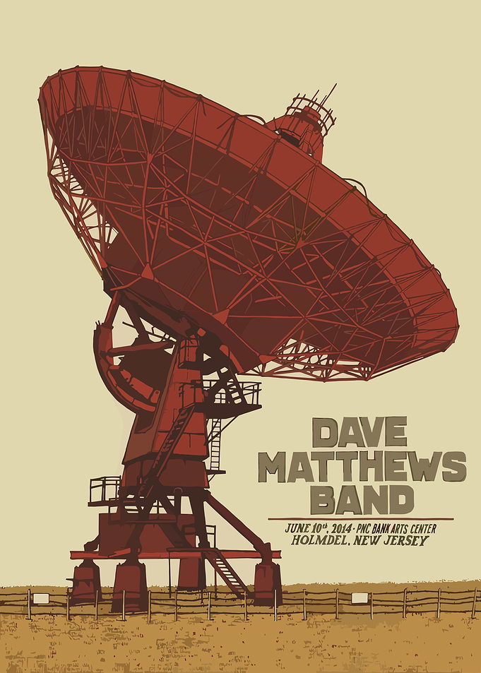 Dave Matthews Band Concert Poster