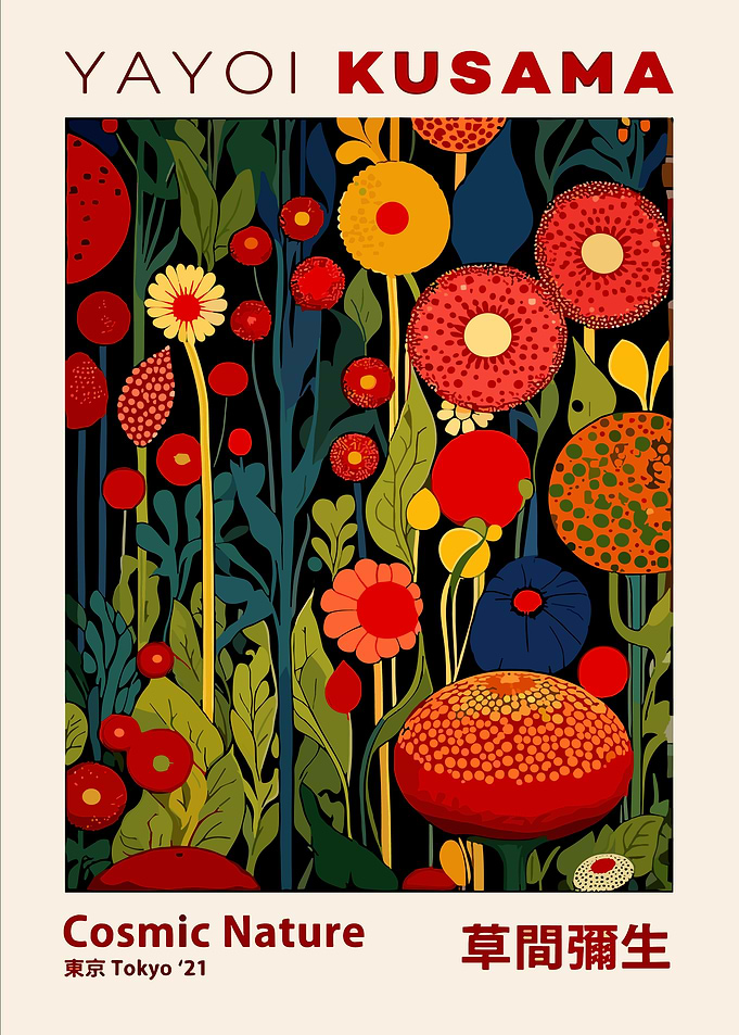 Yayoi Kusama Cosmic Nature Japan