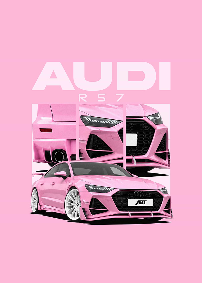 Pink Audi RS7 ABT concept