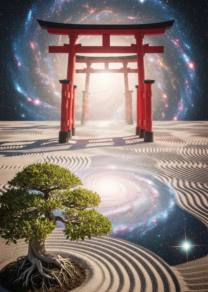 Zen Garden Galaxy Torii Gates