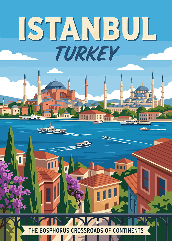 Istanbul Turkey Bosphorus Crossroads