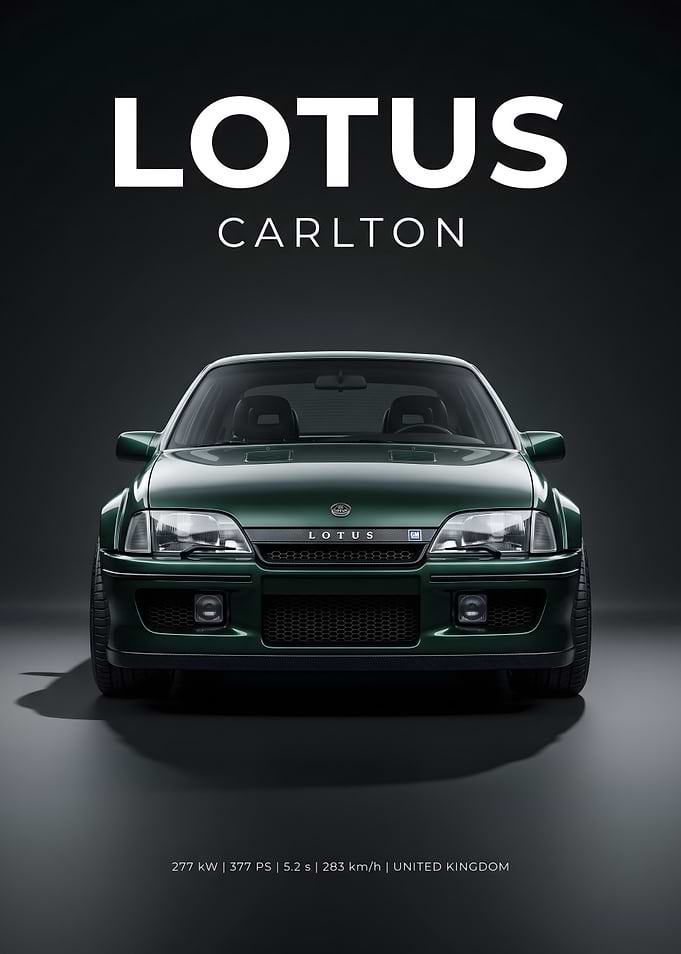 Lotus Carlton Poster