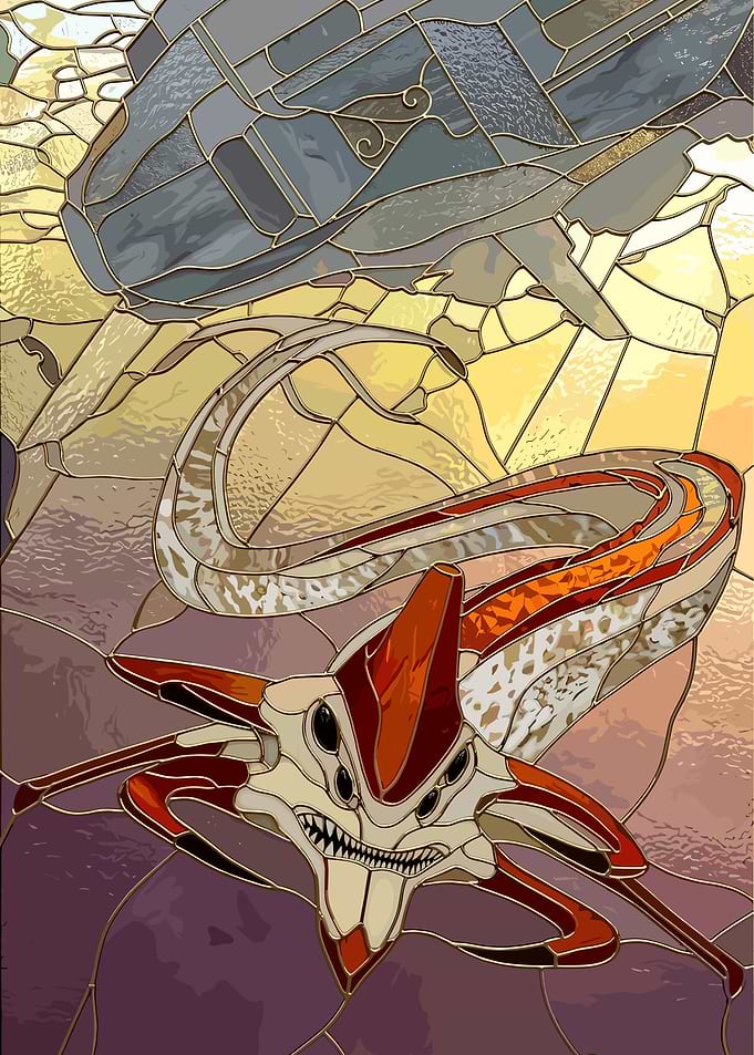 Stained Glass Leviethan