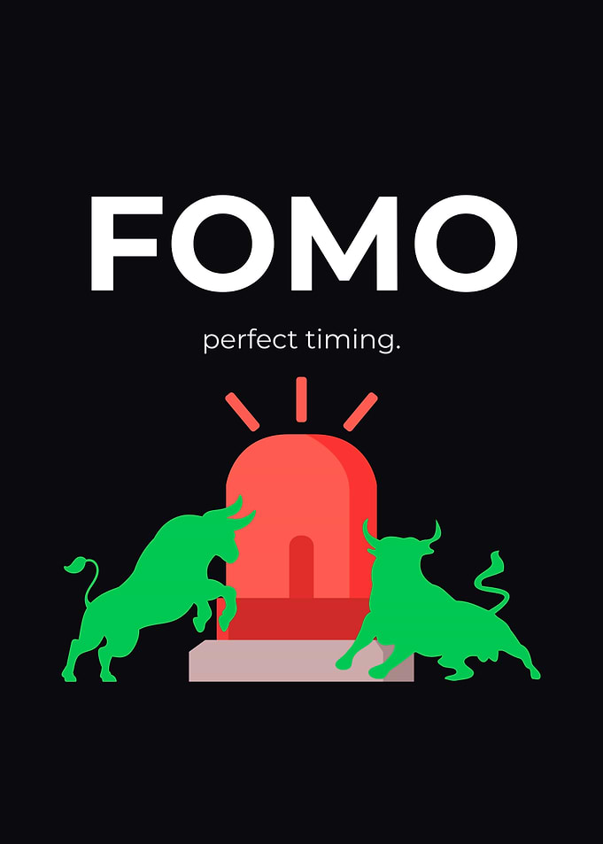 FOMO – Black Edition – Minimalist Trading Psychology