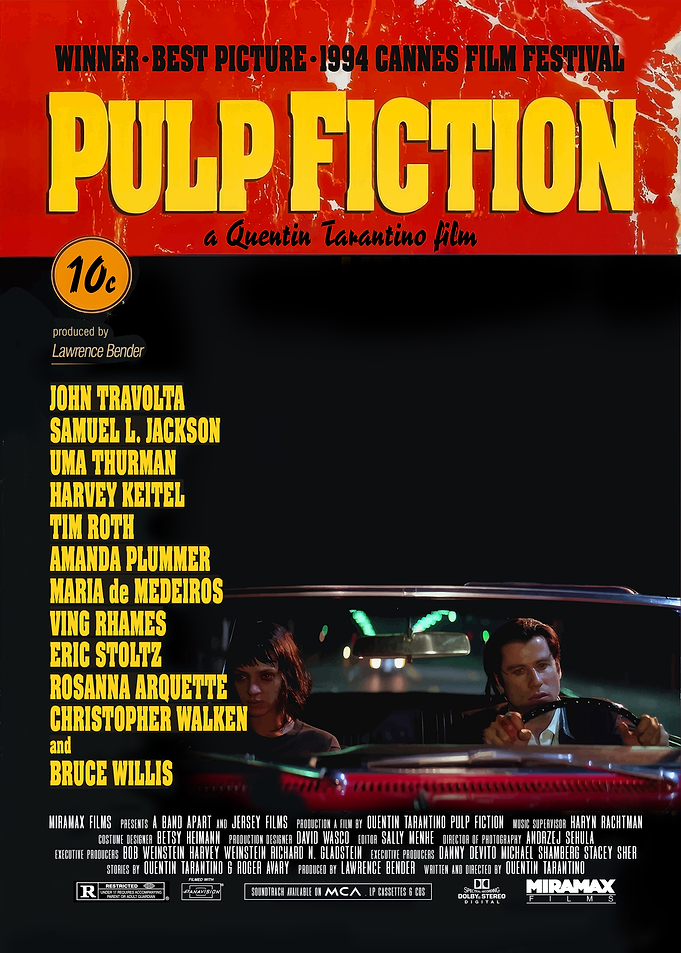 Pulp Fiction Movie Poster
