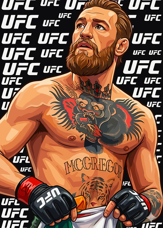 Conor McGregor UFC Portrait
