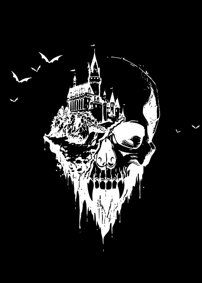 Skull Castle and Bats