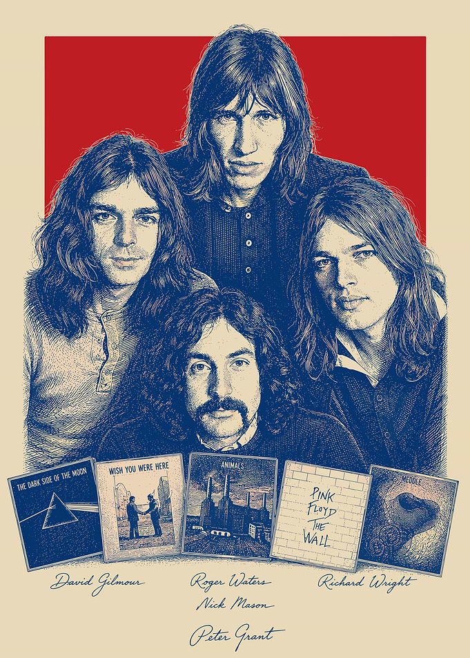 Pink Floyd Band and Album Art