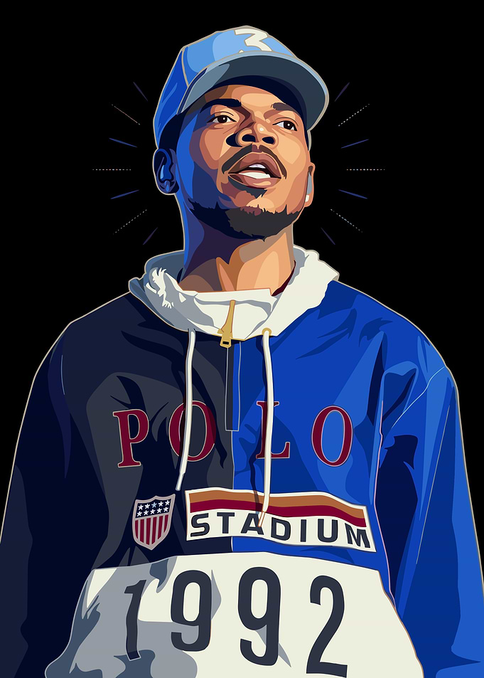 Chance the Rapper Polo Stadium Art