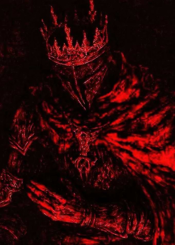 Dark King with Red Crown