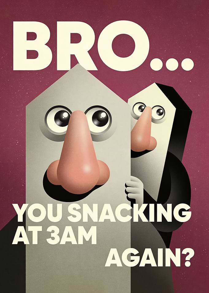 Bro, You Snacking At 3 AM Again?