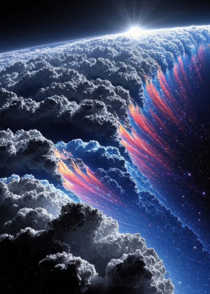 Cosmic Clouds and Sunrise
