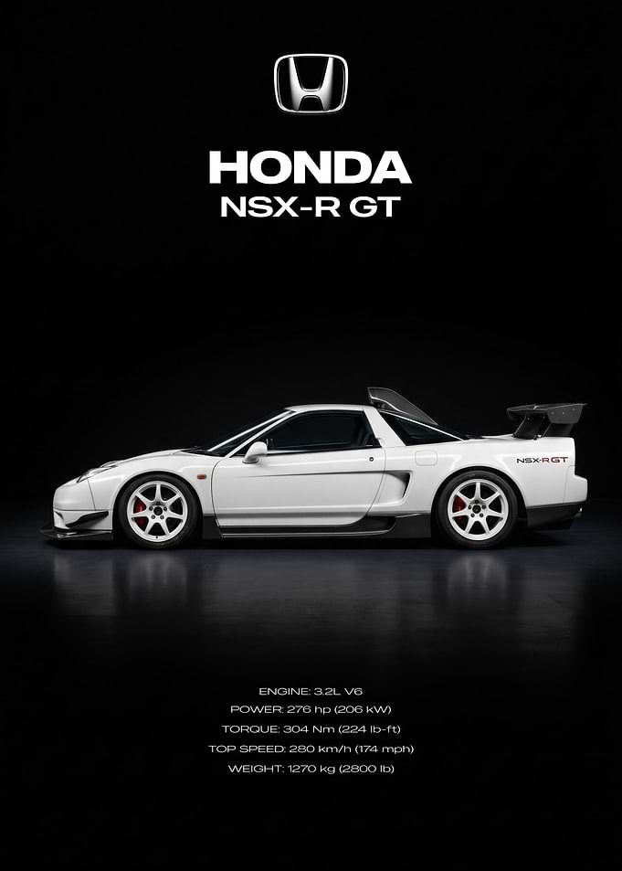 Honda NSX-R GT Poster