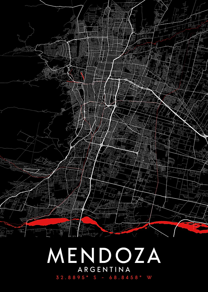 Mendoza Dark Map